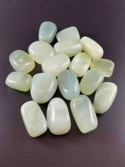 Serpentin Jade Trommelsteine