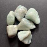 Aquamarin Trommelstein groß