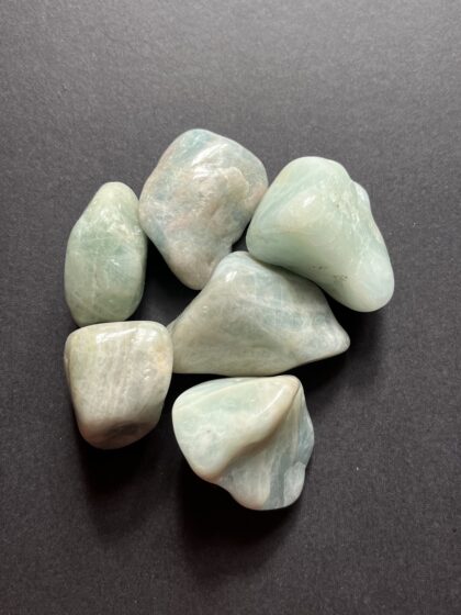 Aquamarin Trommelstein groß