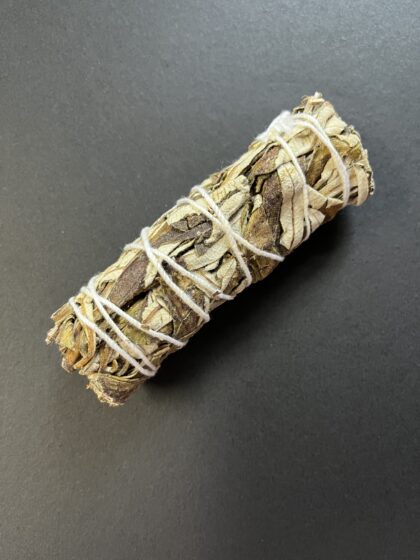 Räucherbündel Weißer Salbei & Yerba Santa – Reinigung, Schutz & Harmonie aus biologischem Anbau